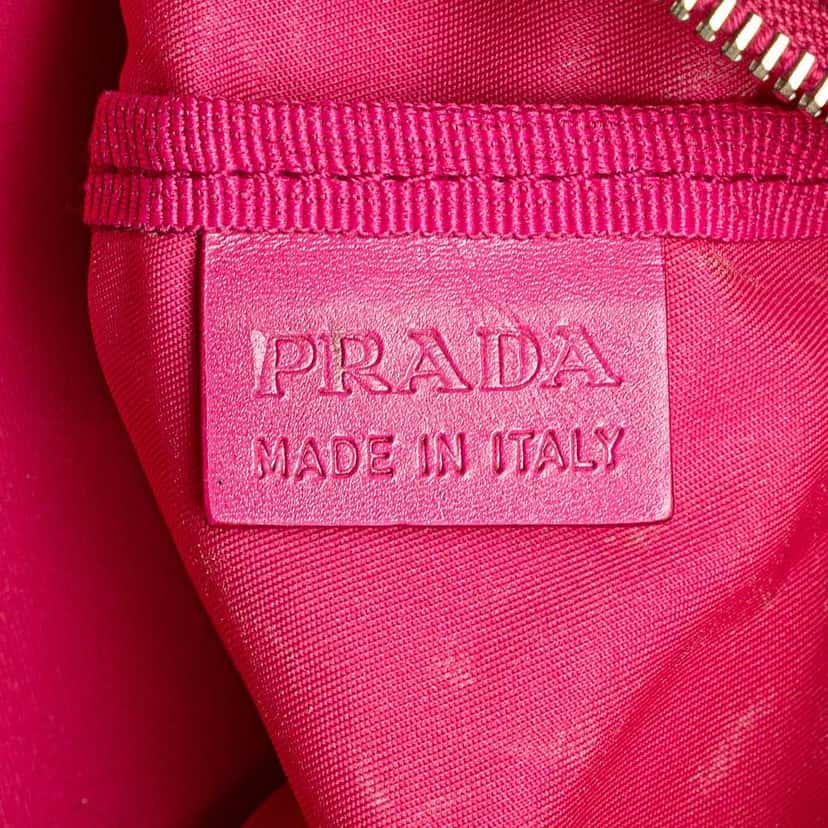 Prada Tessuto Zip Tote Pink Very good condition - Box View