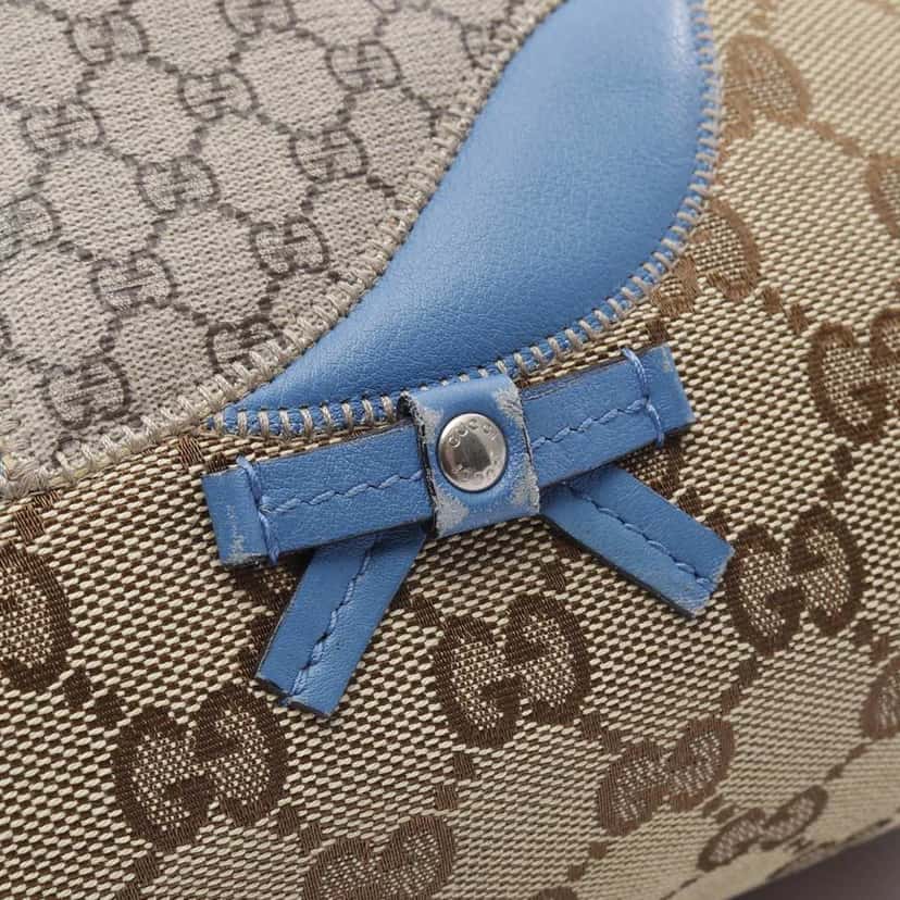 Gucci GG Canvas Zoo Handbag Brown Canvas Good condition - Box View