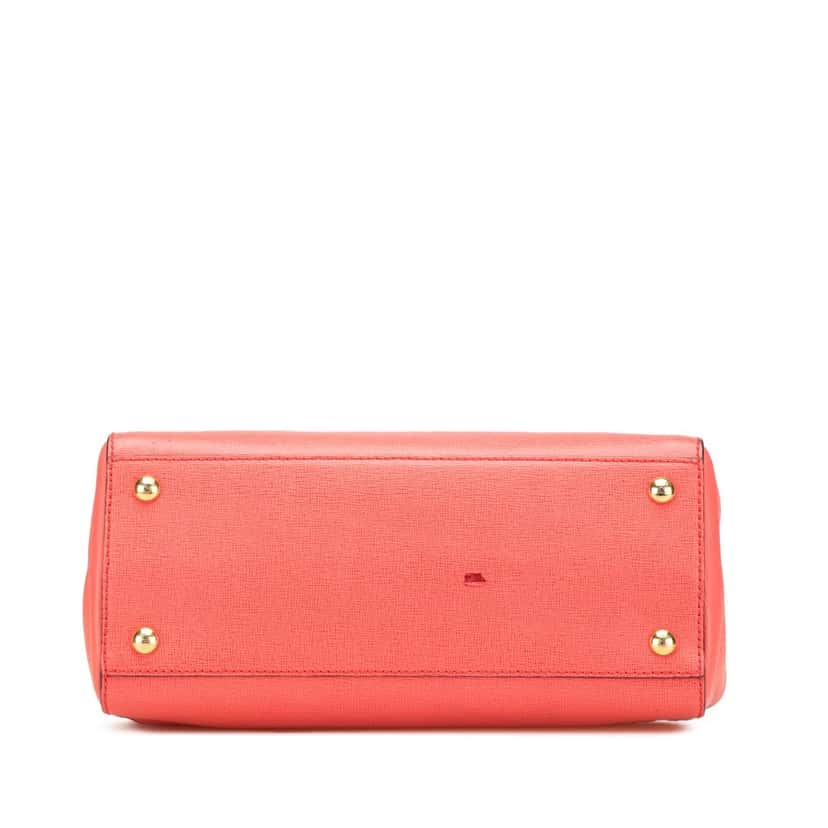 Fendi Petite Leather 2Jours Satchel Pink Leather Good condition - Inside View