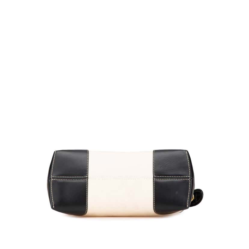 Fendi Medium Canvas By The Way Satchel White Canvas Good condition - Inside View