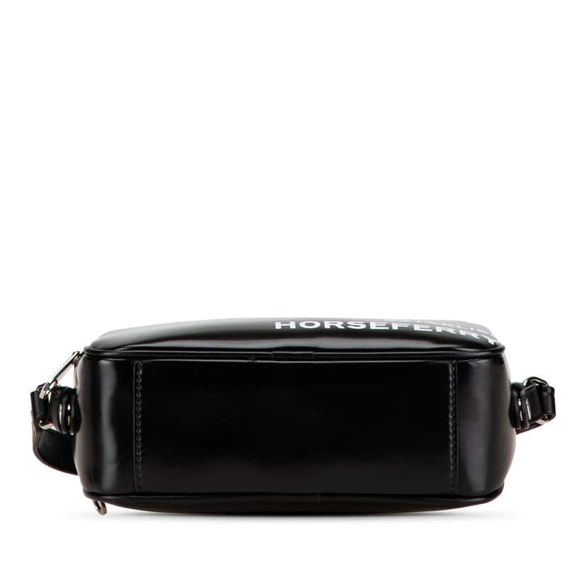 Burberry Micro Coated Canvas Horseferry Camera Bag Black Canvas Good condition - Inside View