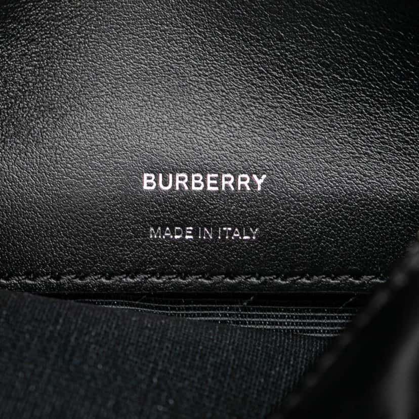 Burberry Micro Coated Canvas Horseferry Camera Bag Black Canvas Good condition - Box View
