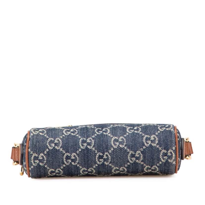 Gucci Mini GG Denim Ophidia Crossbody Blue Denim Good condition - Inside View