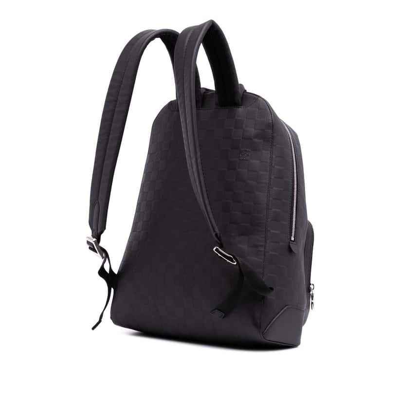Louis Vuitton Damier Infini Campus Black Leather Good condition - Back View