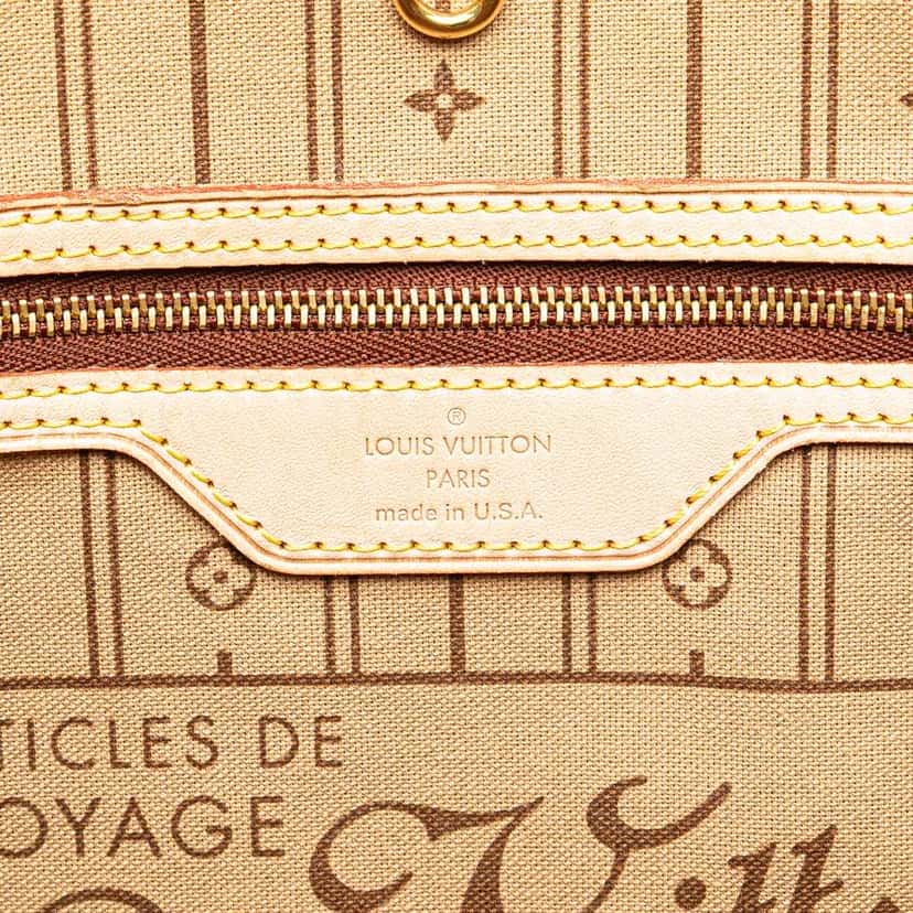 Louis Vuitton Monogram Neverfull MM Brown Canvas Good condition - Box View