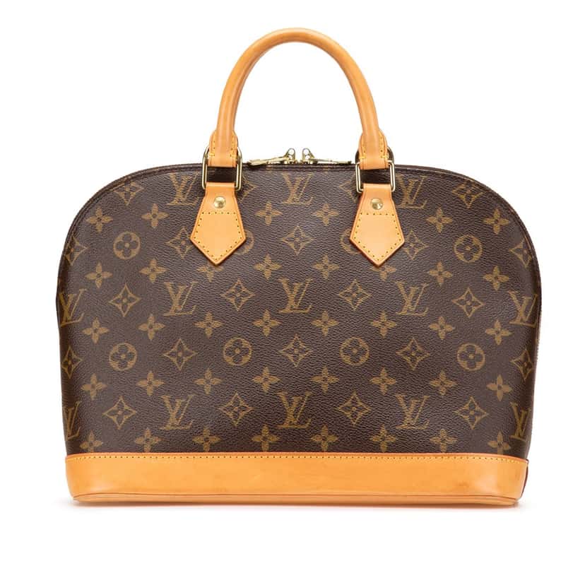 Louis Vuitton Monogram Alma PM Brown Canvas Good condition - Front View