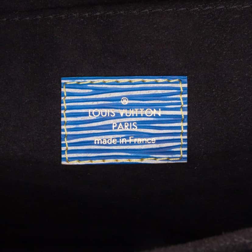 Louis Vuitton Epi Denim Pochette Metis Blue Leather Good condition - Box View