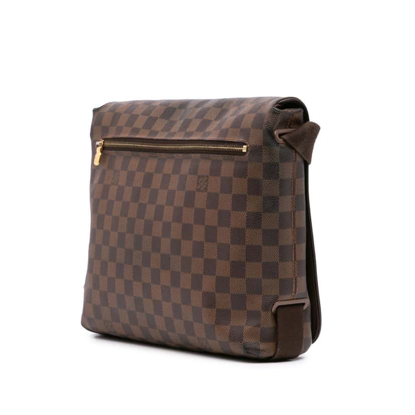 Louis Vuitton Damier Ebene Brooklyn MM Brown Canvas Good condition - Back View