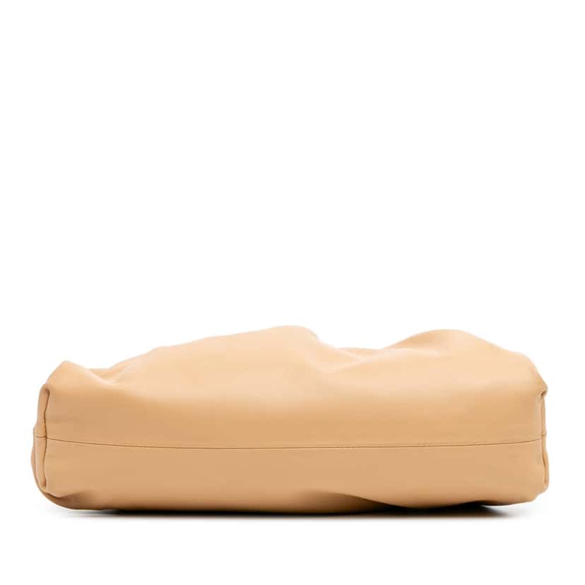 Bottega Veneta Teen Lambskin Pouch Brown Leather Good condition - Inside View