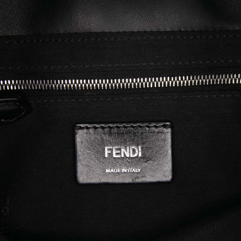 Fendi Zucca Canvas Convertible Baguette Satchel Brown Canvas Good condition - Box View