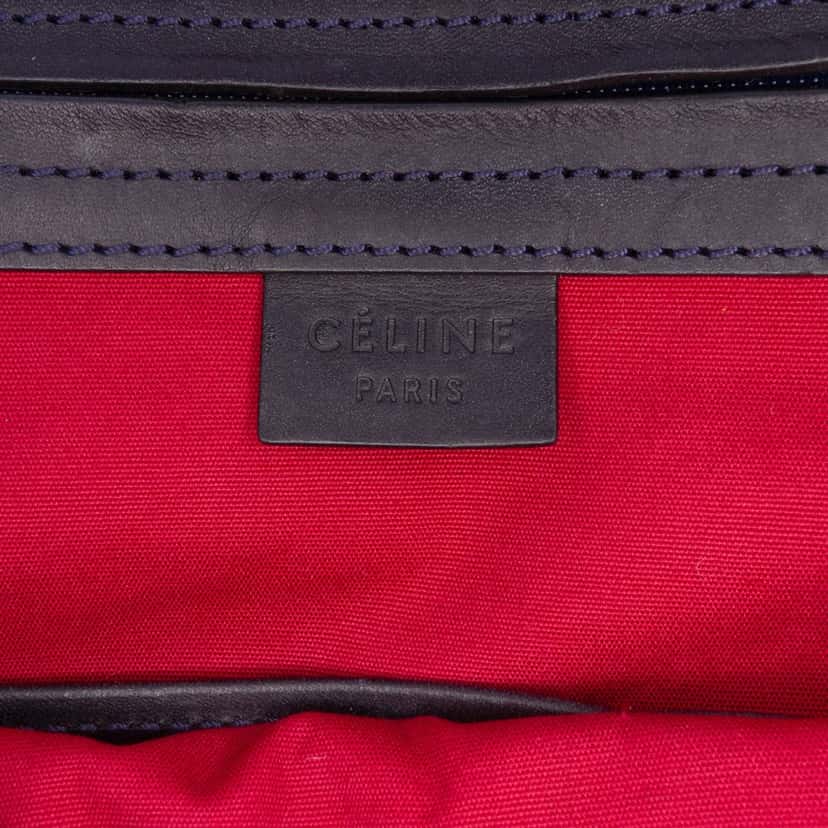 Celine Macadam Canvas Boston Bag Grey Canvas Good condition - Box View