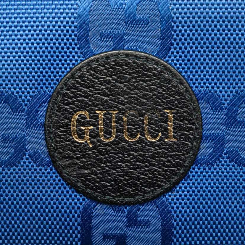 Gucci GG Nylon Off the Grid Compact Wallet Blue Good condition - Box View