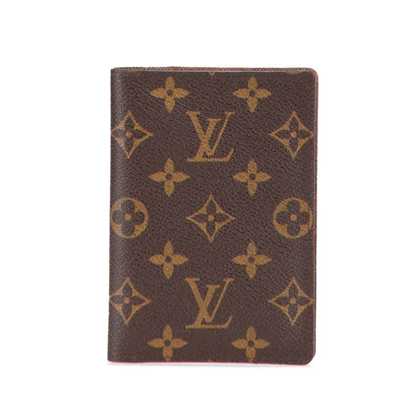 Louis Vuitton Monogram Passport Cover Brown Canvas Good condition - Front View