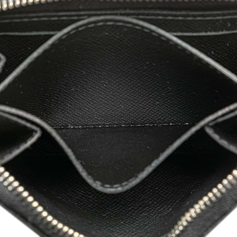 Louis Vuitton Damier Graphite Zippy Coin Pouch Black Canvas Good condition - Box View