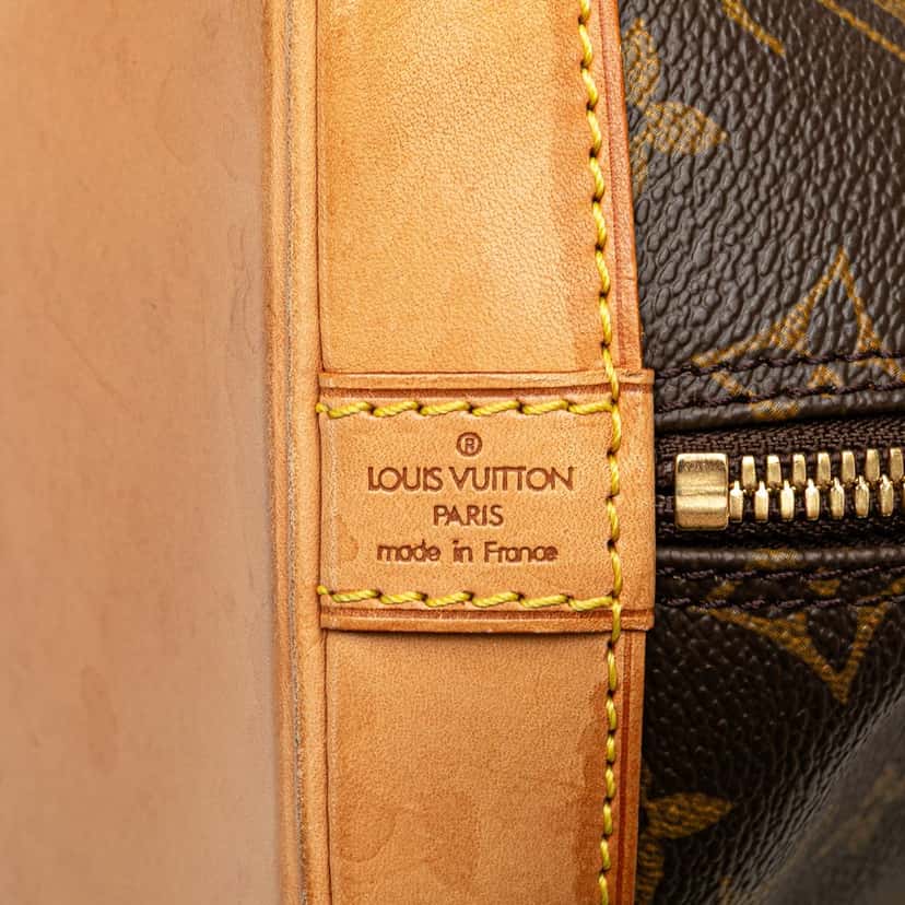 Louis Vuitton Monogram Alma PM Brown Canvas Fair condition - Box View