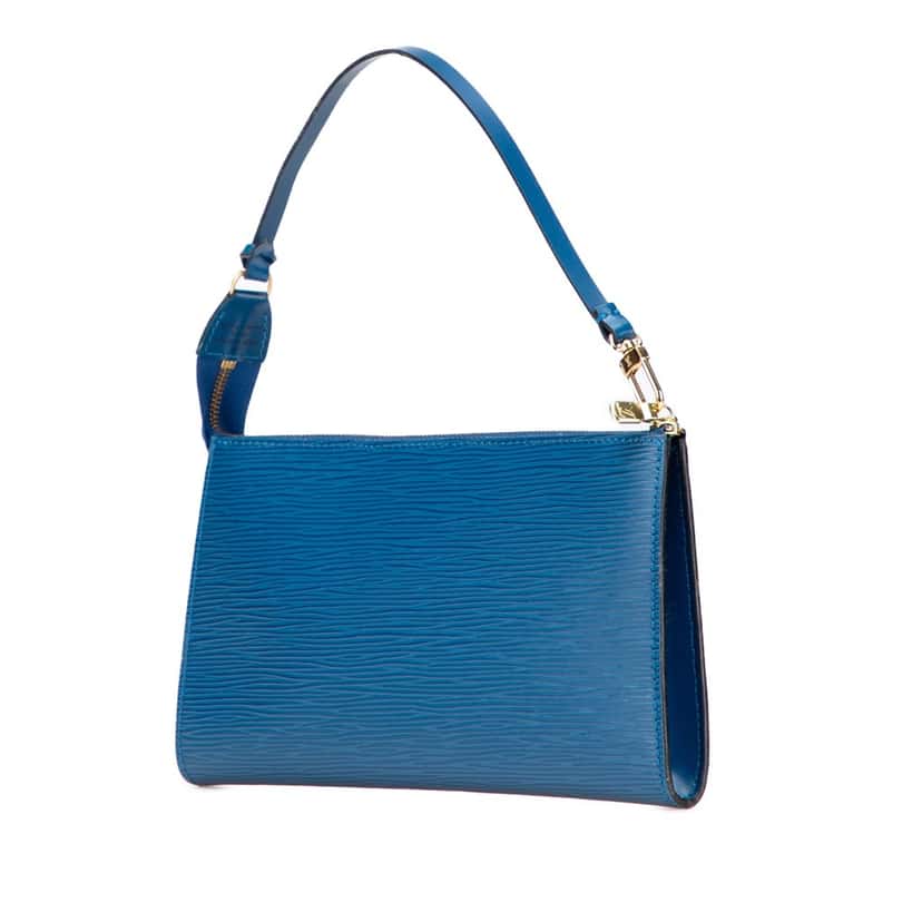 Louis Vuitton Epi Pochette Accessoires Blue Leather Good condition - Back View