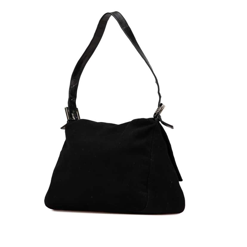 Fendi Wool Mamma Forever Black Wool Fair condition - Back View