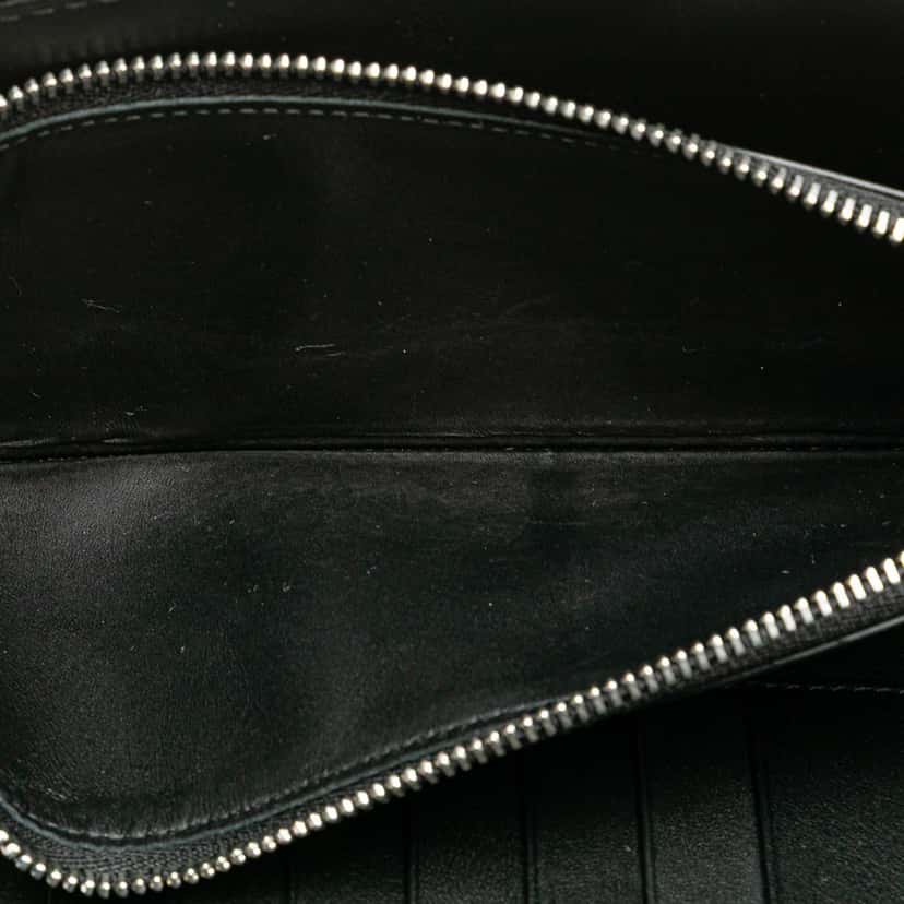 Loewe Puzzle Edge Zipped Open Wallet Grey Leather Good condition - Box View