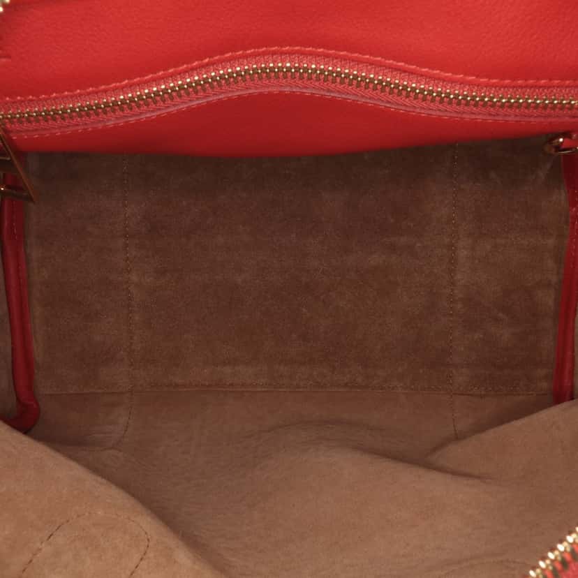 Loewe Anagram Embossed Leather Amazona 75 Red Leather Good condition - Model View