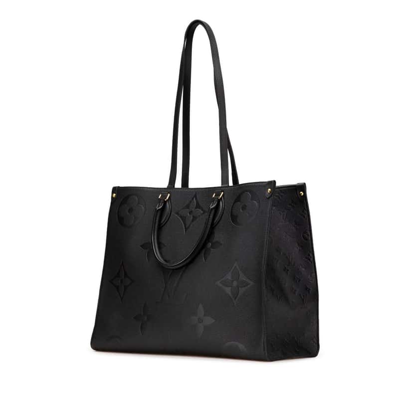 Louis Vuitton Monogram Empreinte Onthego GM Black Leather Good condition - Back View