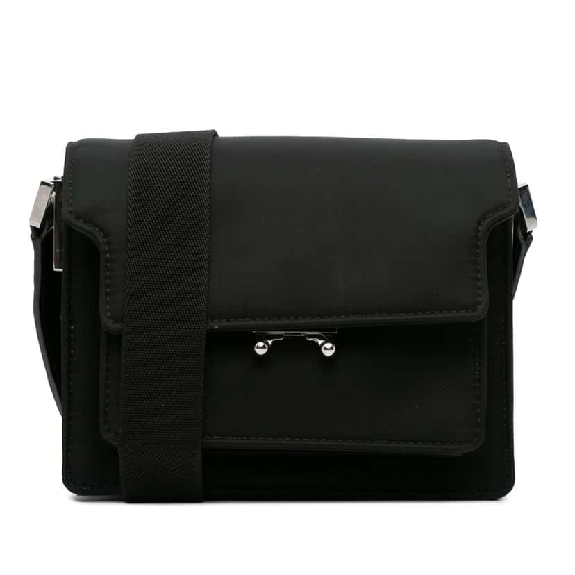 Marni Mini Nylon Trunk Black Good condition - Front View