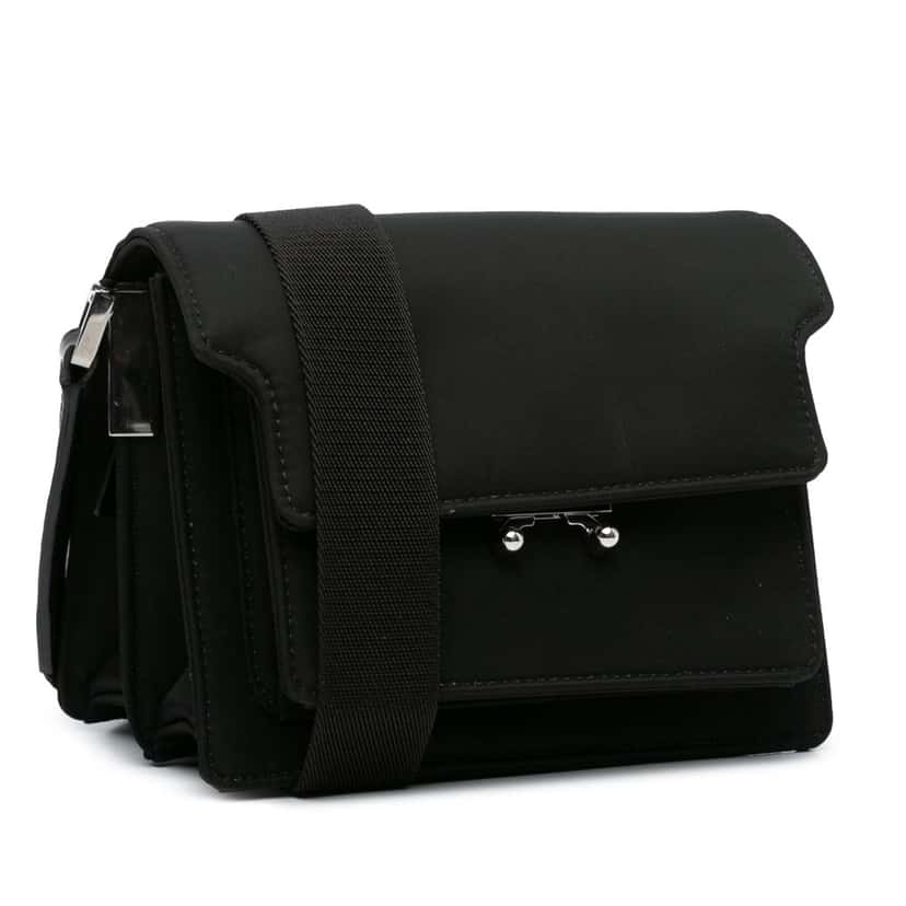 Marni Mini Nylon Trunk Black Good condition - Back View