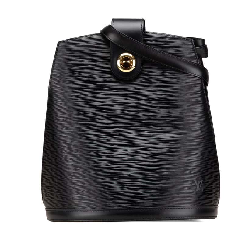 Louis Vuitton Epi Cluny Black Leather Good condition - Front View