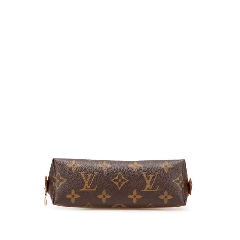 Louis Vuitton Monogram Cosmetic Pouch PM Brown Canvas Good condition - Inside View