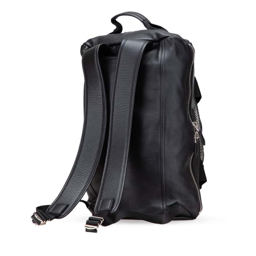 Givenchy Leather Backpack Black Leather Good condition - Back View