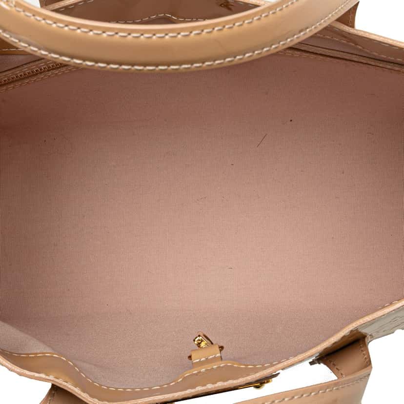 Louis Vuitton Monogram Vernis Wilshire PM Brown Leather Good condition - Model View