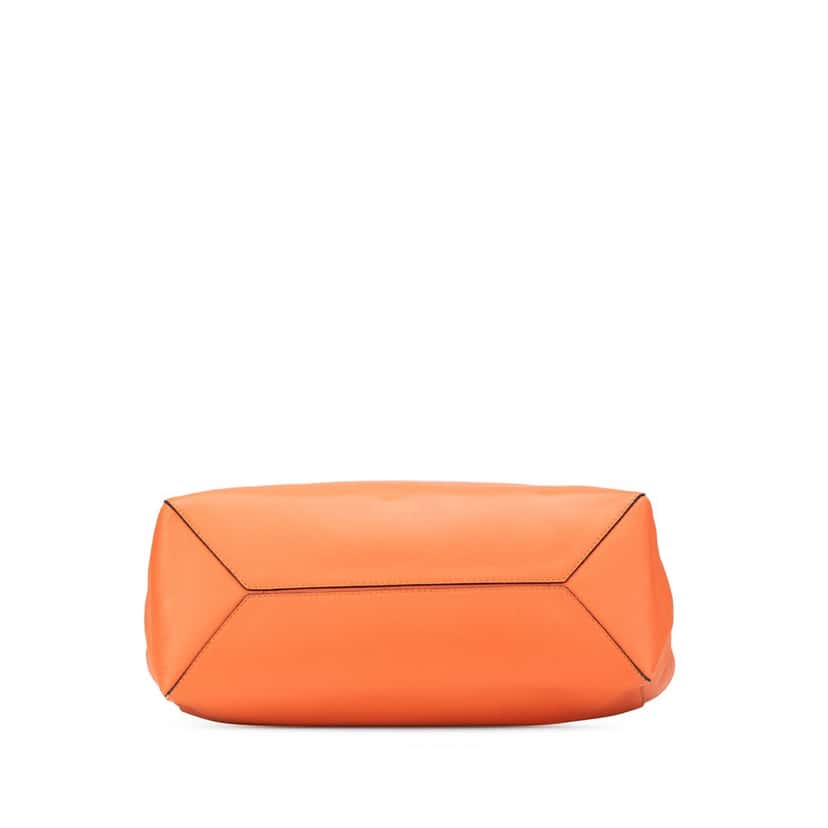 Loewe Anagram Leather East West Tote Orange Leather Good condition - Inside View