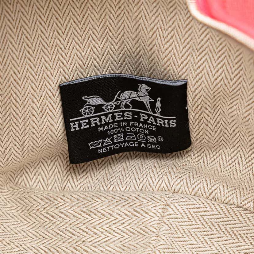 Hermès Small Canvas Bride A Brac Pink Canvas Good condition - Box View