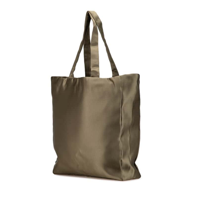 Louis Vuitton Thats Love Tote MM Green Satin Good condition - Back View