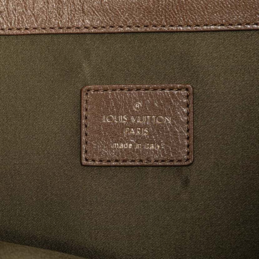 Louis Vuitton Thats Love Tote MM Green Satin Good condition - Box View
