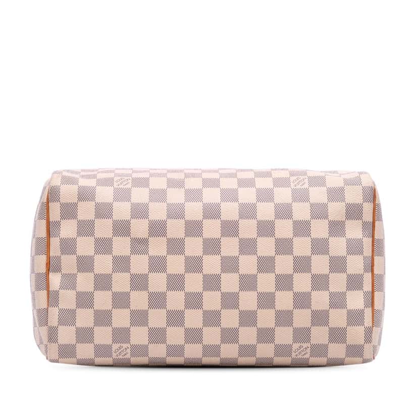 Louis Vuitton Damier Azur Speedy 30 White Canvas Good condition - Inside View