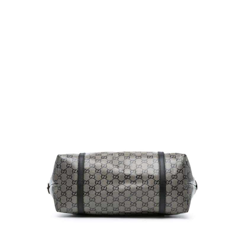 Gucci Medium GG Crystal Joy Tote Brown Canvas Fair condition - Inside View