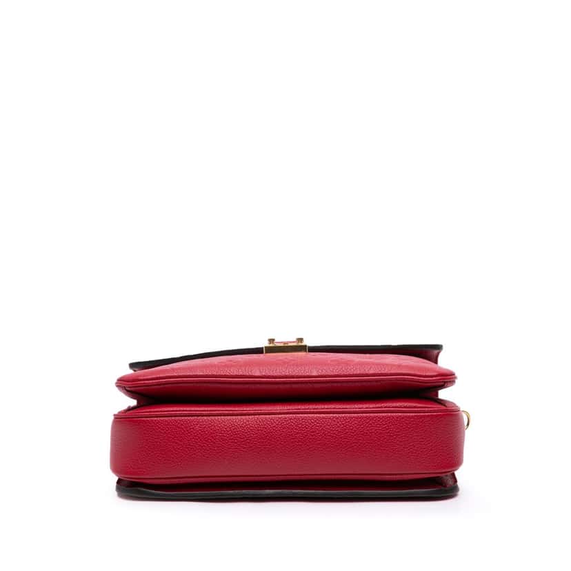 Louis Vuitton Monogram Empreinte Pochette Metis Red Leather Good condition - Inside View