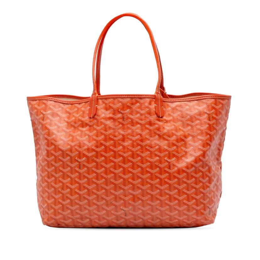 Goyard Goyardine Saint Louis PM Orange Canvas Good condition - Front View