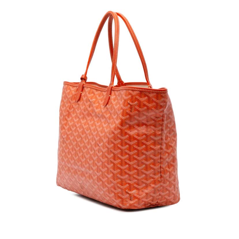 Goyard Goyardine Saint Louis PM Orange Canvas Good condition - Back View