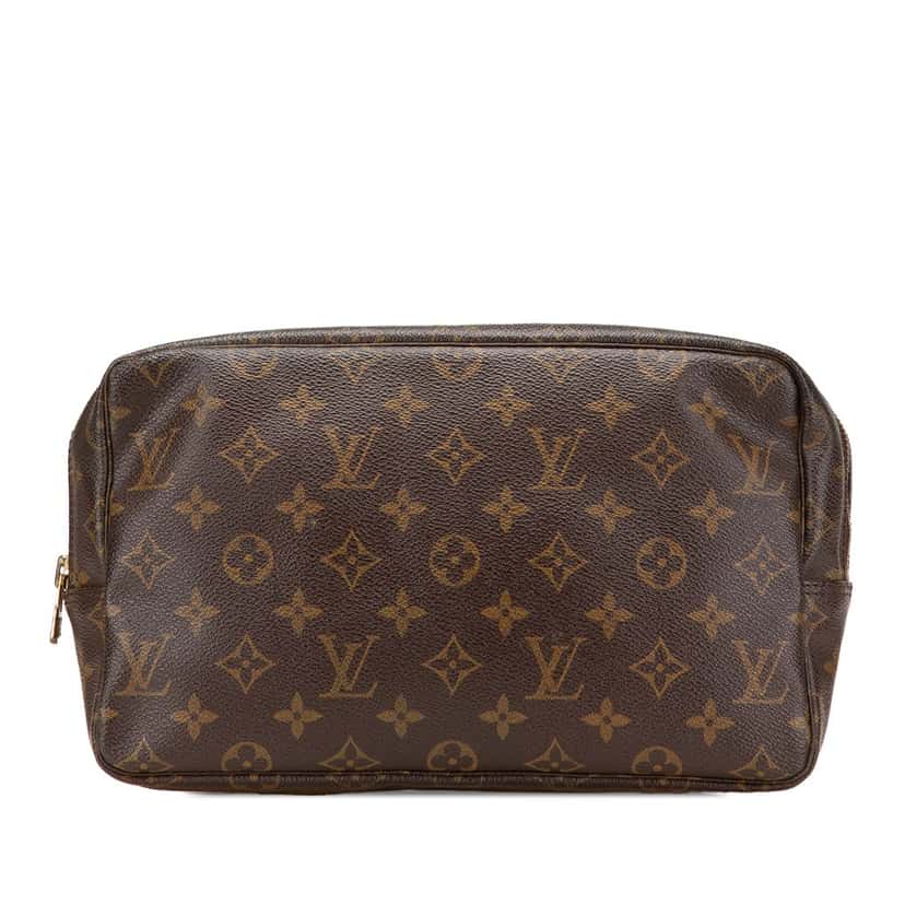 Louis Vuitton Monogram Trousse Toilette 28 Brown Canvas Good condition - Front View