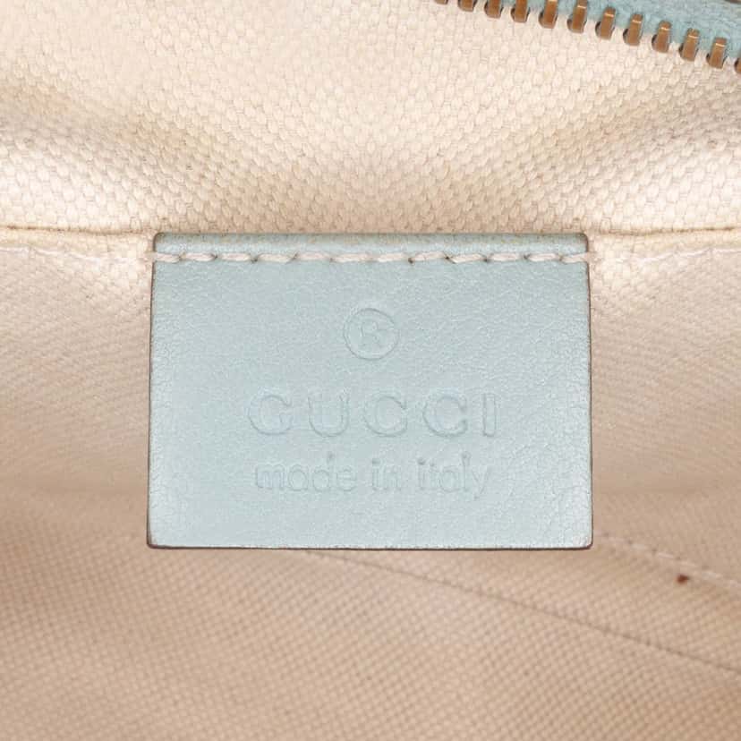 Gucci Microguccissima Sunshine Disco Camera Bag Blue Leather Good condition - Box View