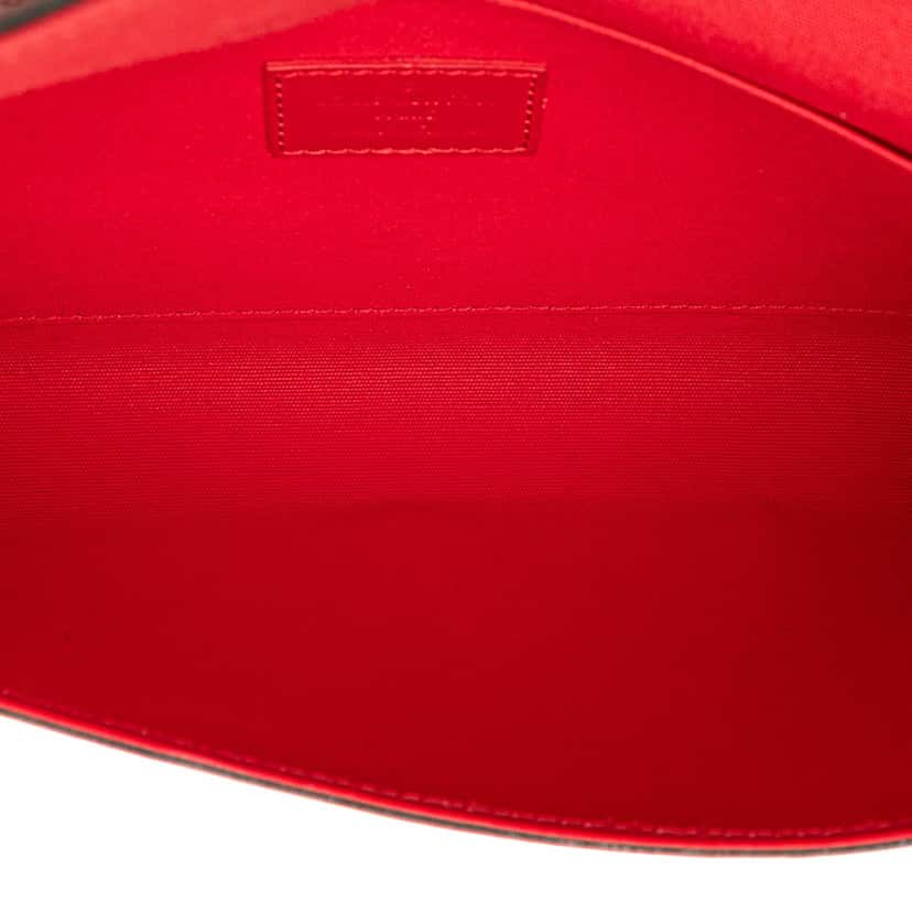 Louis Vuitton Monogram Vernis Pochette Felicie Red Leather Good condition - Model View