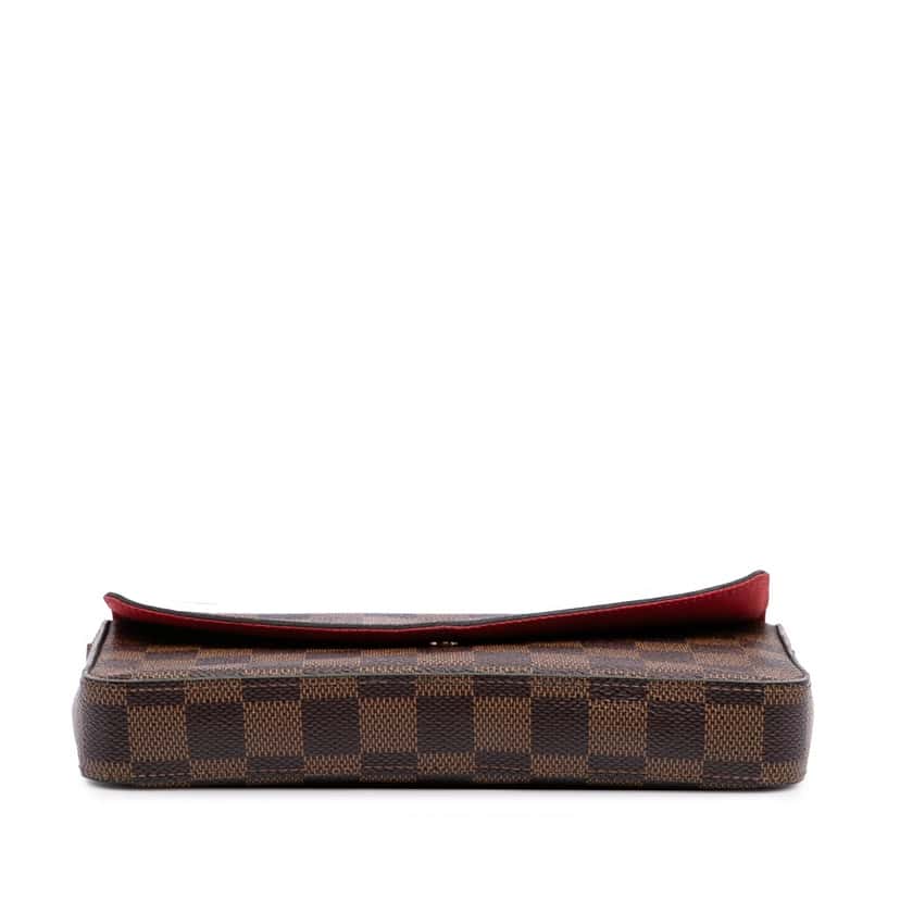 Louis Vuitton Damier Ebene Pochette Felicie Brown Canvas Fair condition - Inside View