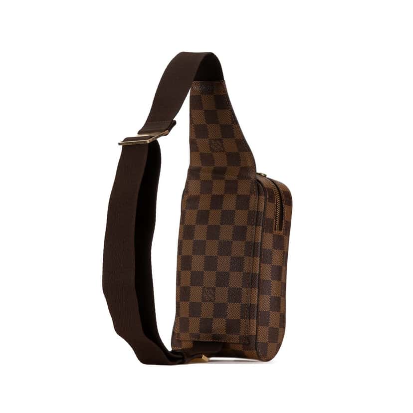Louis Vuitton Damier Ebene Geronimos Brown Canvas Good condition - Back View