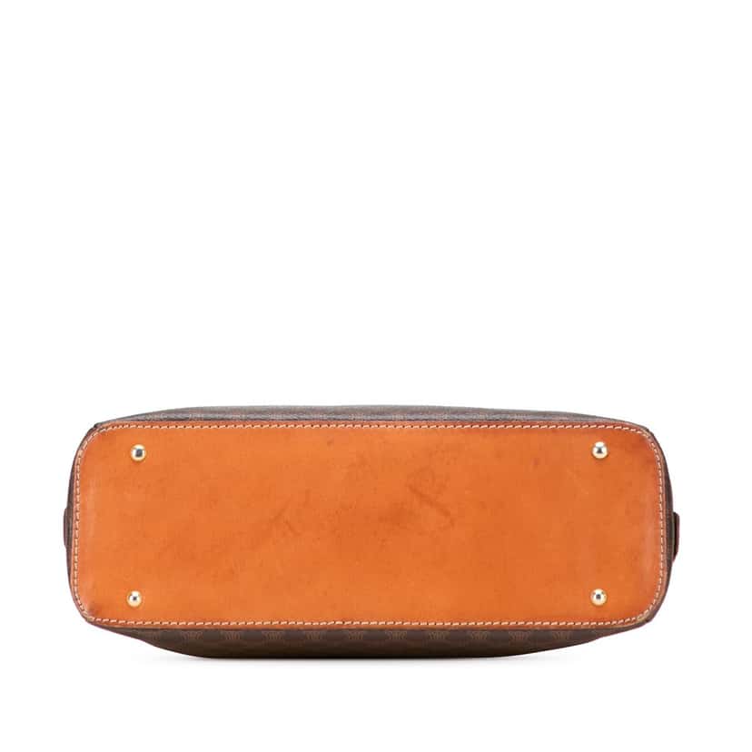 Celine Macadam Coated Canvas Handbag Brown Canvas Good condition - Inside View