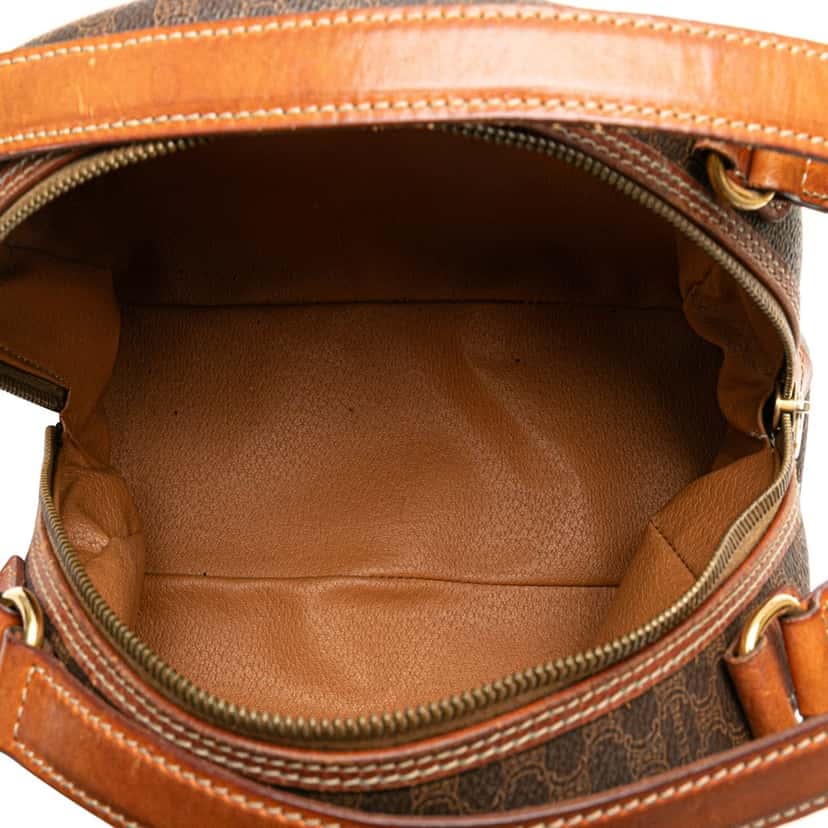 Celine Macadam Coated Canvas Handbag Brown Canvas Good condition - Model View