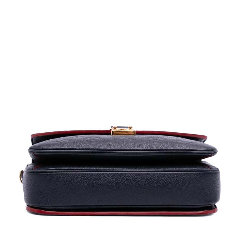 Louis Vuitton Monogram Empreinte Pochette Metis Blue Leather Good condition - Inside View