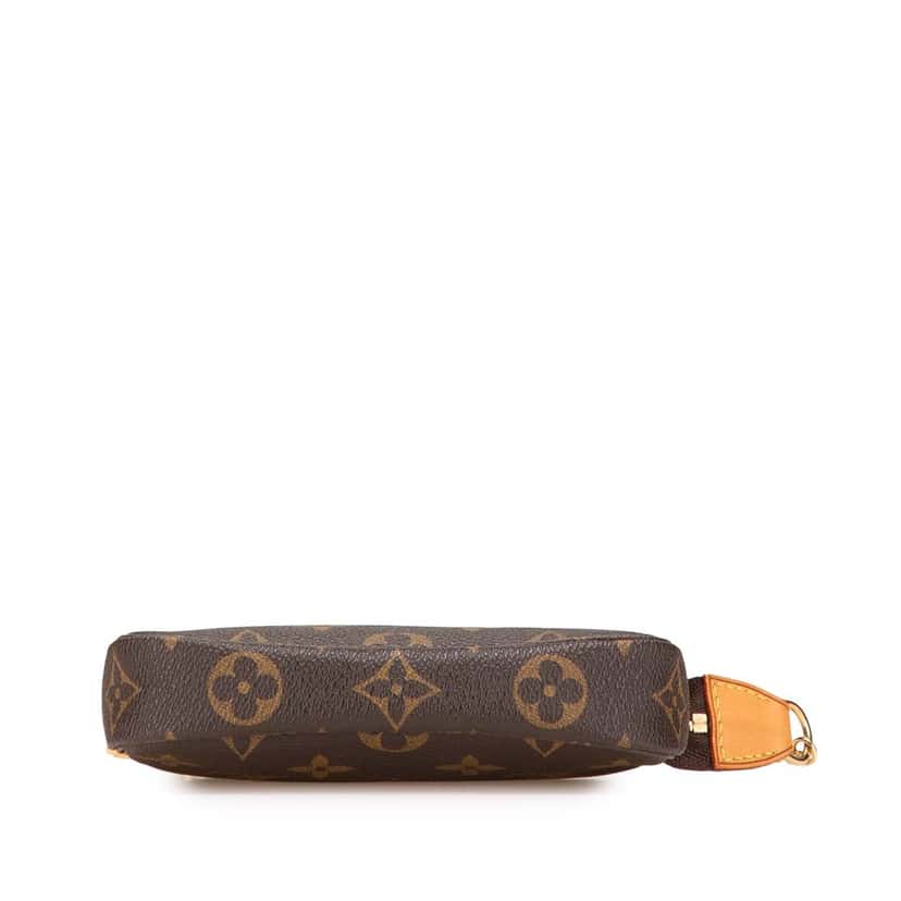 Louis Vuitton Monogram Mini Pochette Accessoires Brown Canvas Good condition - Inside View