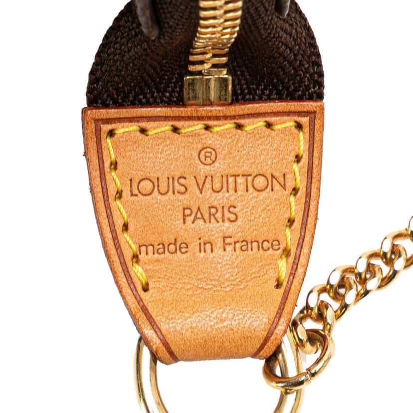 Louis Vuitton Monogram Mini Pochette Accessoires Brown Canvas Good condition - Box View