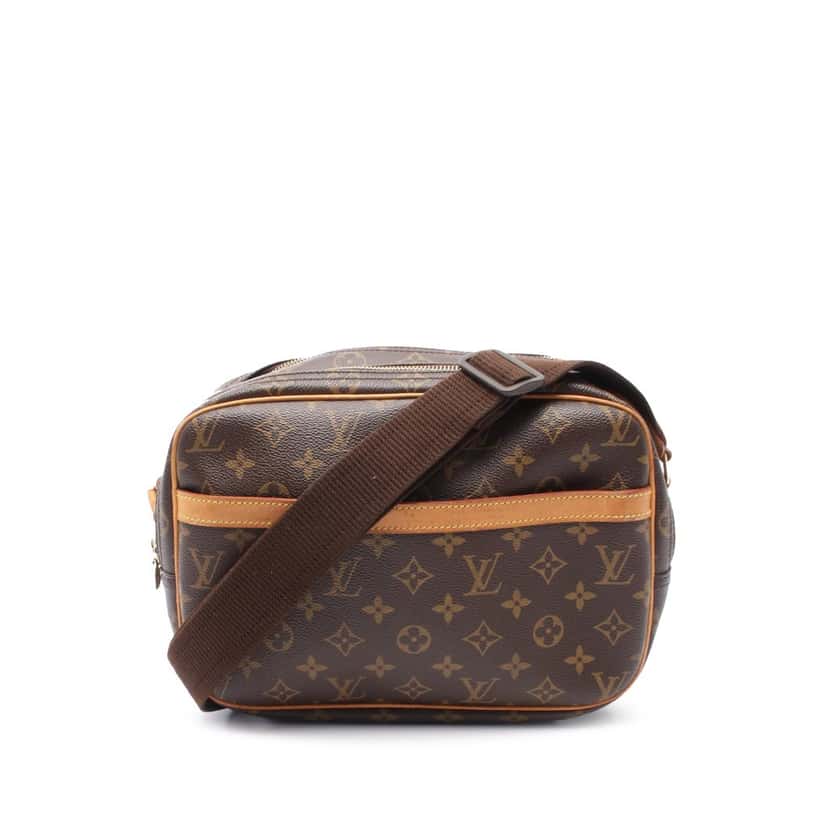 Louis Vuitton Monogram Reporter PM Brown Canvas Good condition - Front View